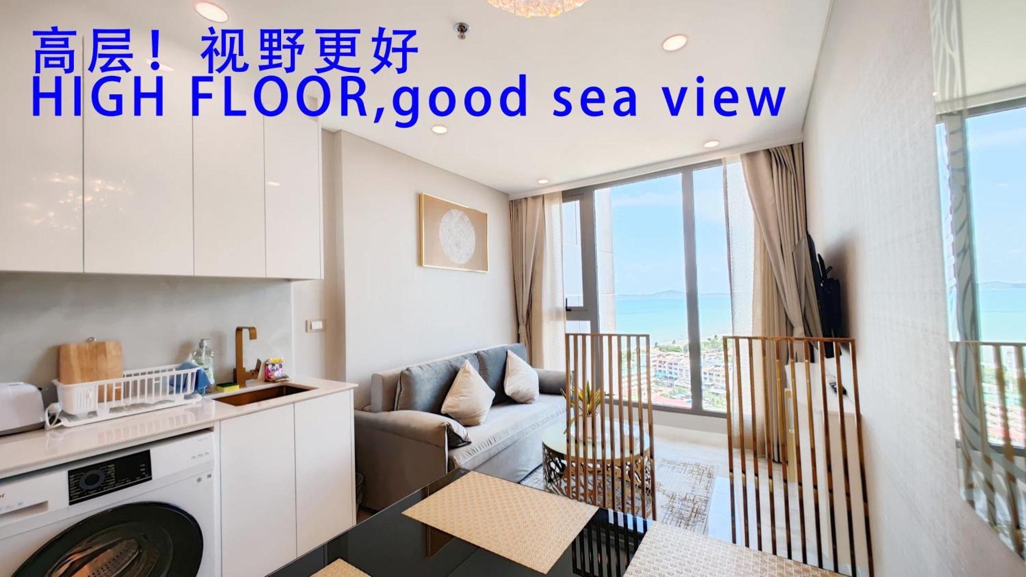 Apartamento The Astra Sky River Jomtien Habitación foto